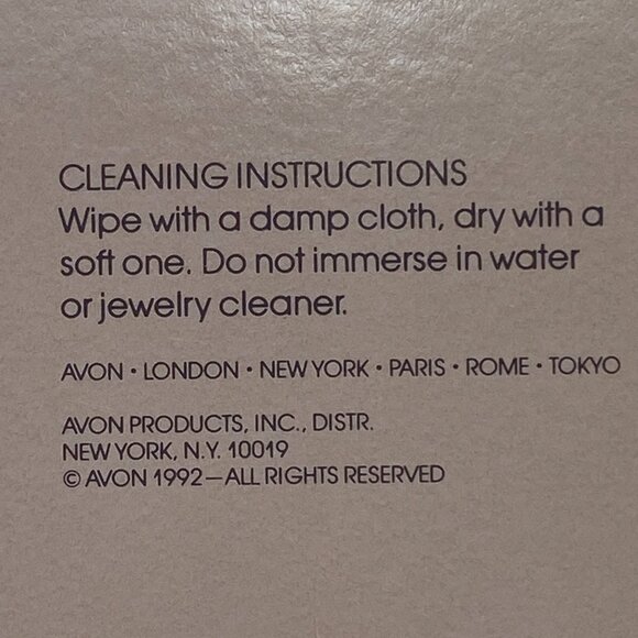 Vintage Avon 1992 Bamboo Trellis Gold Tone Chain Choker Necklace With Box - Picture 9 of 9